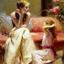 Схема вышивки «mama s dochkoi»