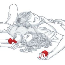 Схема вышивки «лбовь»