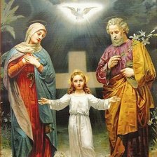 Схема вышивки «святое семейство»