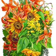 Схема вышивки «Серия "Букет"»