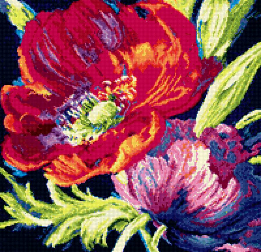 ЧУДЕСНЫЕ МАКИ - цветы, красные, маки, мак - предпросмотр