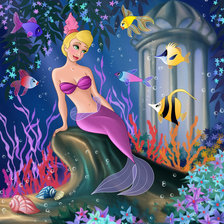 Схема вышивки «русалочка»