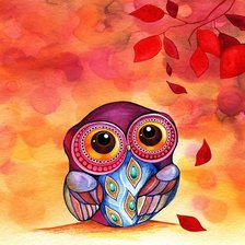 Схема вышивки «Совушка»