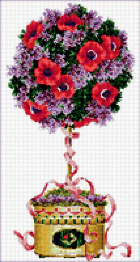 Цветочное дерево - цветы - предпросмотр