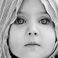 Схема вышивки «Девочка.»