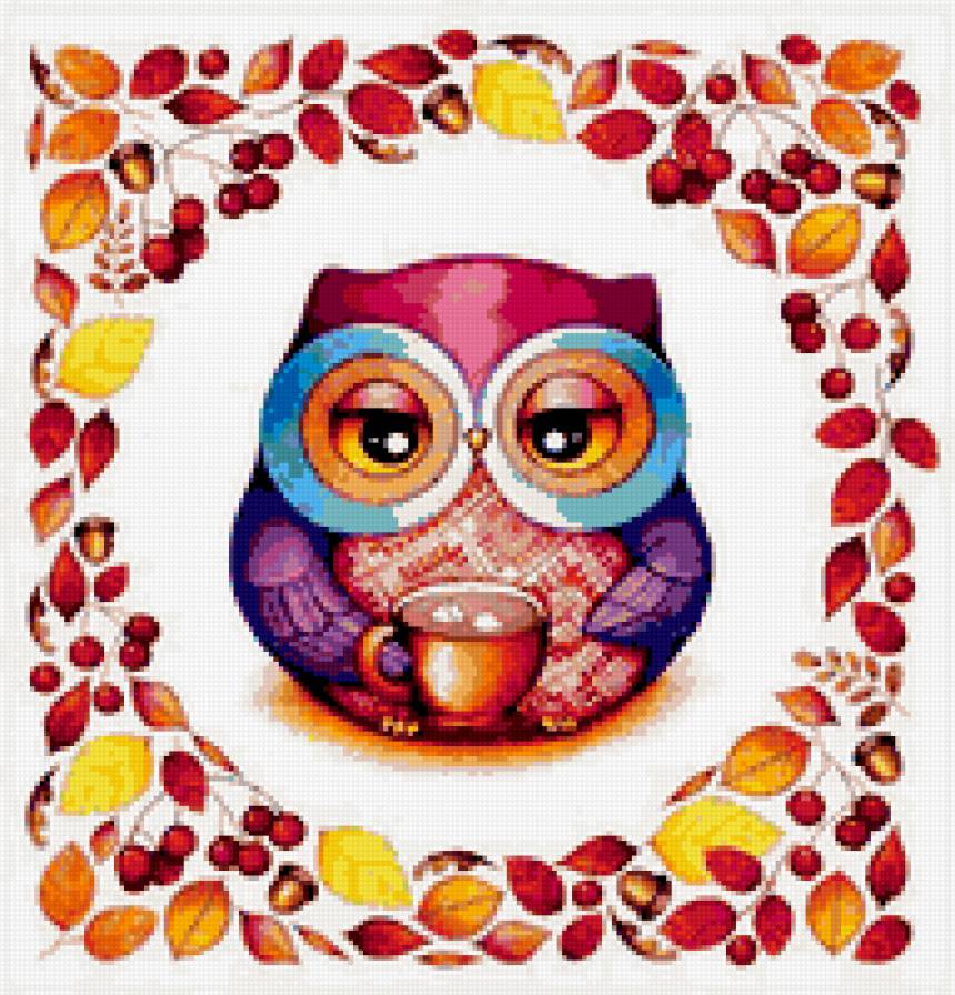 Совушка - птицы, сова - предпросмотр