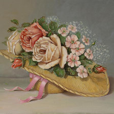 Схема вышивки «цветы»