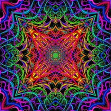 Схема вышивки «мандала»