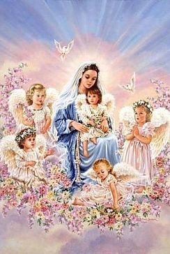 ангелы - ангелы, дети, небо - оригинал