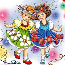 Схема вышивки «Танец»