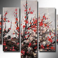 Схема вышивки «сакура»