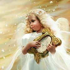 Схема вышивки «ангел»