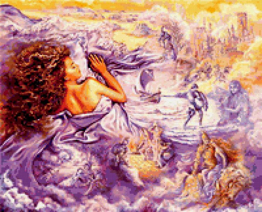 фея сна - женщина, картина, фея - предпросмотр