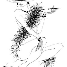 Схема вышивки «Дамочка»