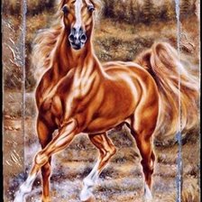 Схема вышивки «Лошадь»
