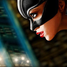 Схема вышивки «Женщина кошка»