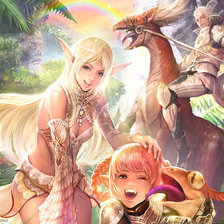 Схема вышивки «эльфы антариса»