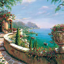 Схема вышивки «терраса на Капри (Пежман)»