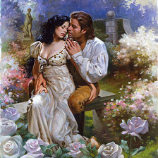 Схема вышивки «романтическое свидание»