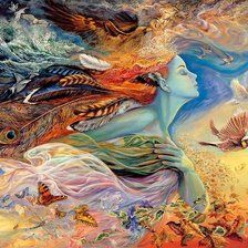 Схема вышивки «Полет»