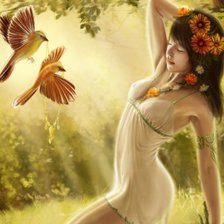 Схема вышивки «лесная фя»