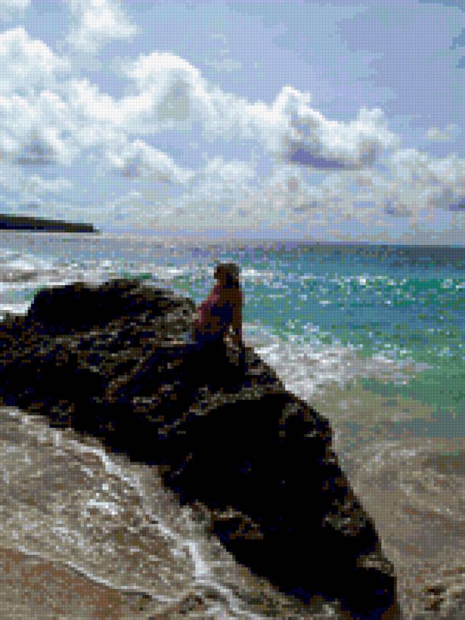 русалка - природа, море, пейзаж - предпросмотр