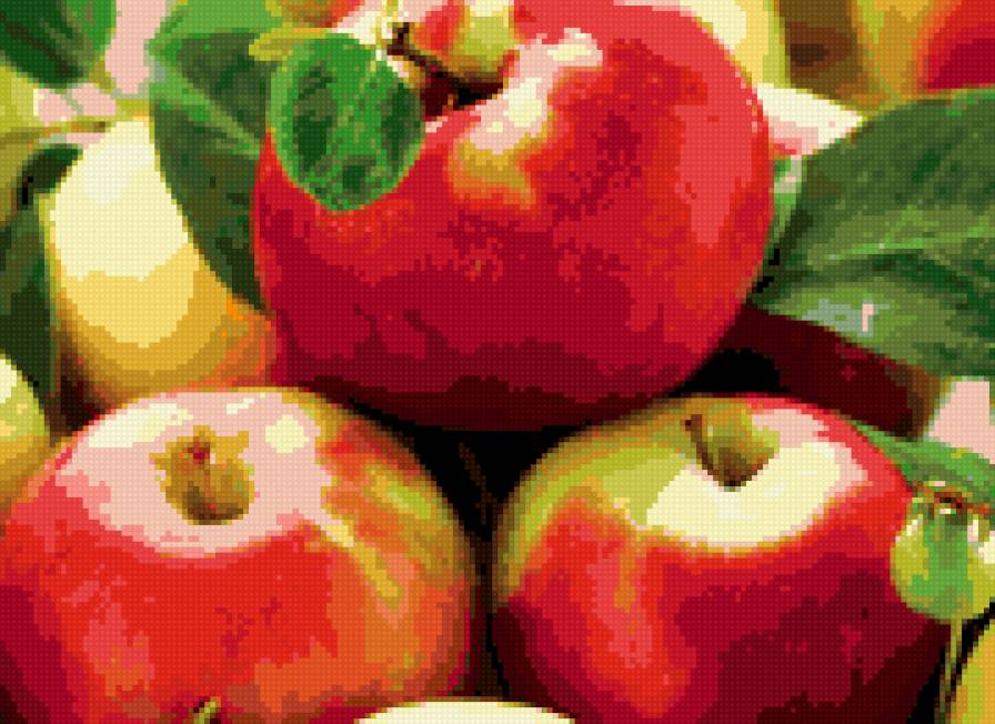 Яблоки_2 - фрукты, красные яблоки - предпросмотр