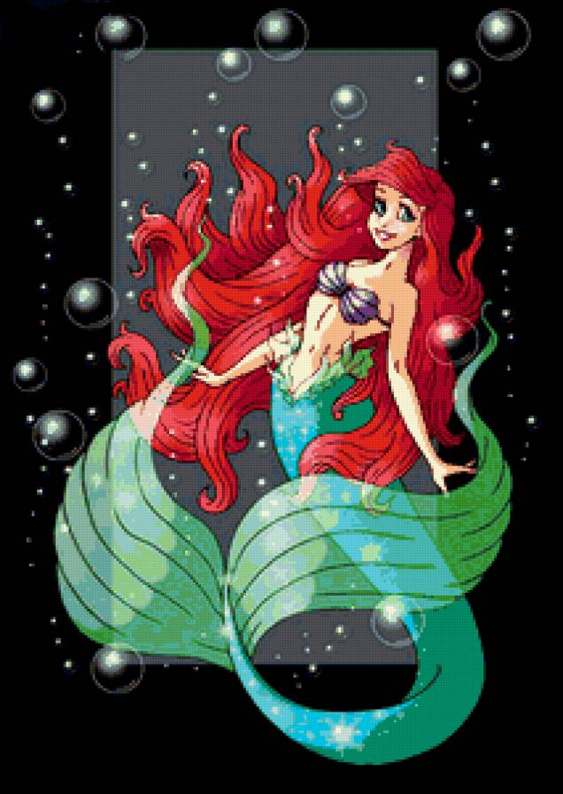 ариель - мультик, детская, русалка, детям, русалочка, дисней, мультяшки - предпросмотр