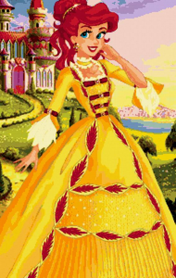 ариель - мультяшки, детям, русалочка, детская, замок, дисней, мультик, принцесса - предпросмотр