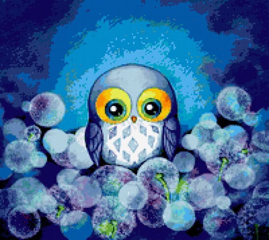 Совушка - сова, птицы - предпросмотр