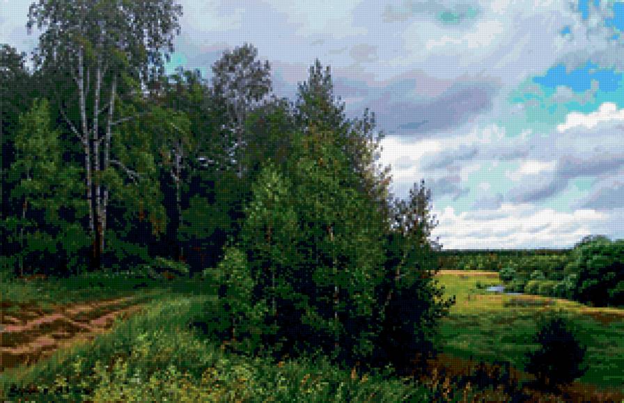 Дорога домой - лето, дорога, пейзаж - предпросмотр