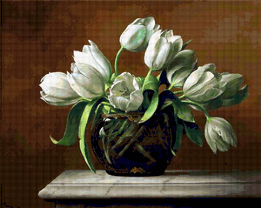 Серия "Букет" - цветы, букет, тюльпаны - предпросмотр