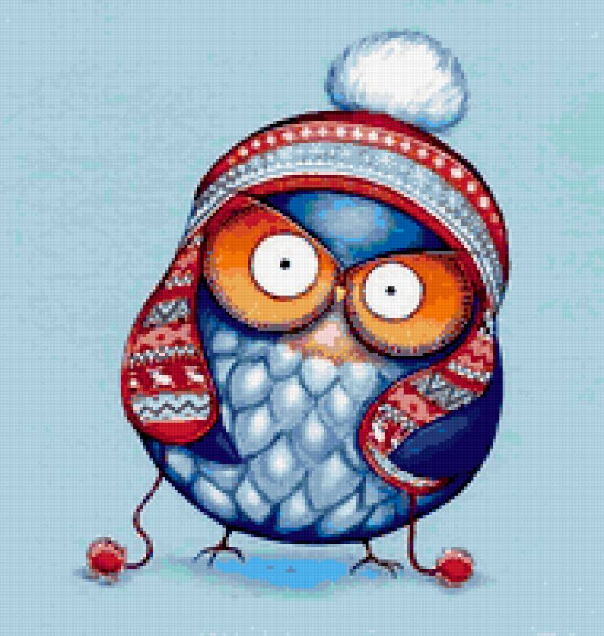 Совушка - сова, птицы - предпросмотр