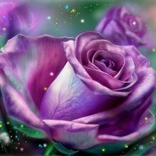 Схема вышивки «Фиолетовая нежность»