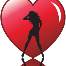 Схема вышивки «Девушка.»