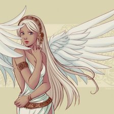 Схема вышивки «Ангел»