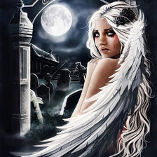 Схема вышивки «Падший ангел»