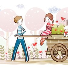 Схема вышивки «Пара»