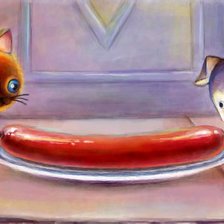 Схема вышивки «Котенок по имени Гав.»