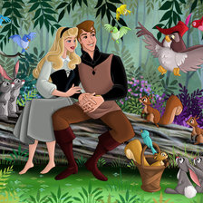 Схема вышивки «спящая красавица»