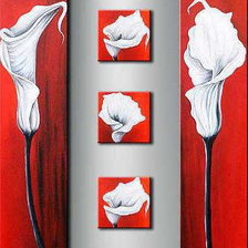 Схема вышивки «Серия ТРИПТИХ. Цветы»