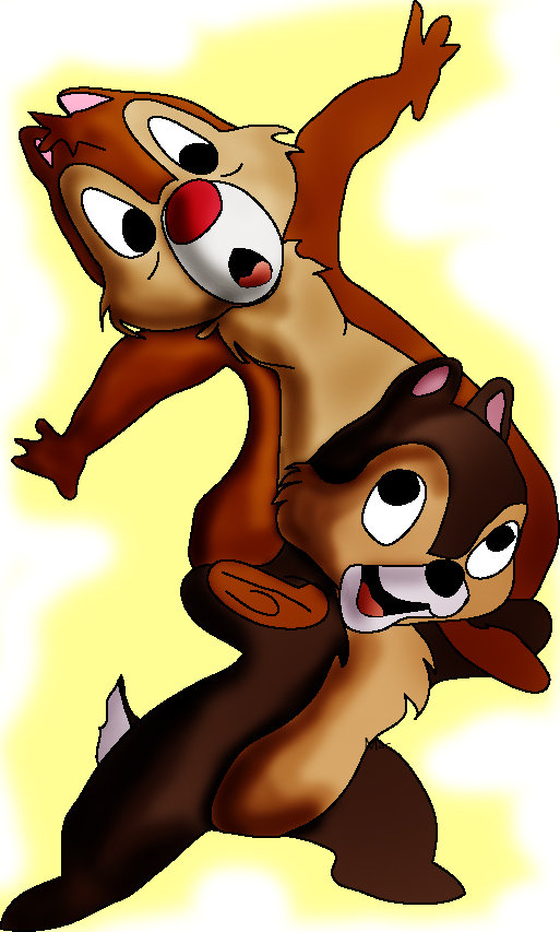 чип и дейл - зверята, мультяшки, мультик, детская, бурундучки, детям, бурундук - оригинал