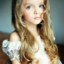 Схема вышивки «Девочка.»