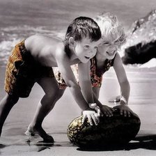 Схема вышивки «На берегу моря.»