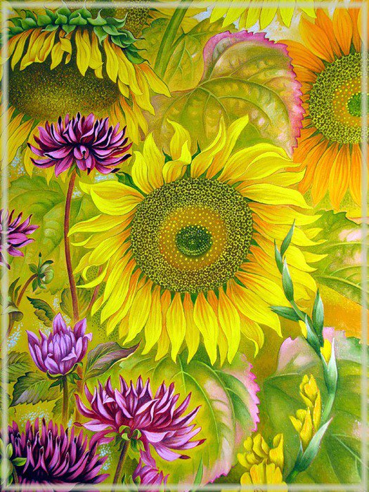 подсолнухи - подсолнухи, цветы - оригинал