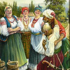 Схема вышивки «Украинцы»