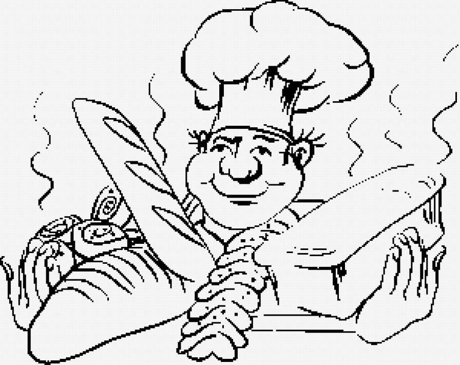 повар - для кухни, повар - предпросмотр