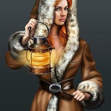 Схема вышивки «Загадочный дом»