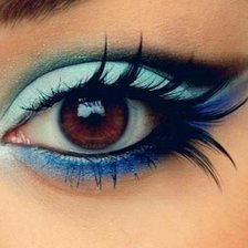 Схема вышивки «Глаз»