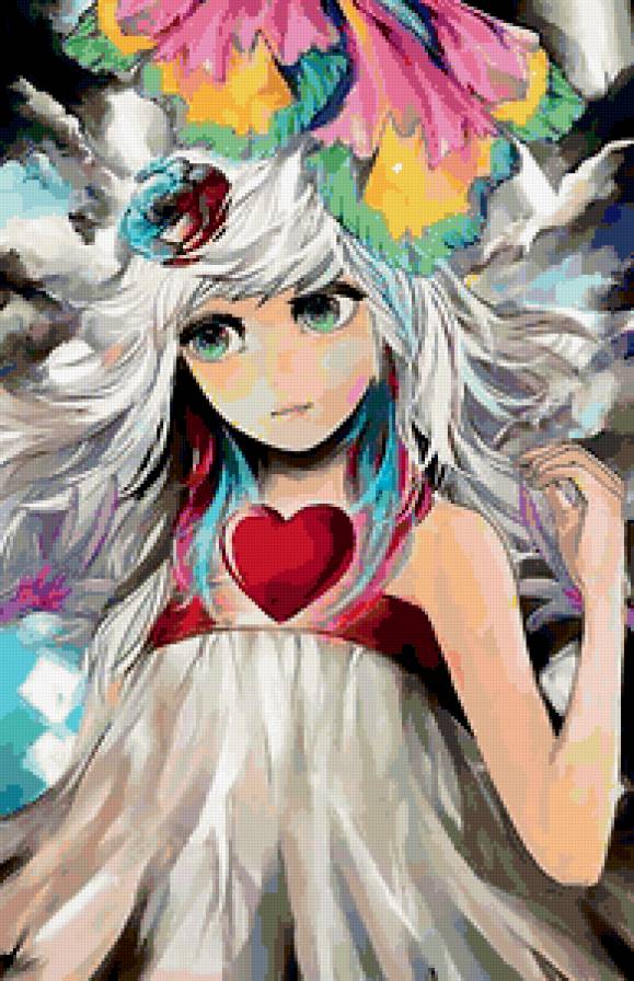 Девочка. - рисунок, дети - предпросмотр